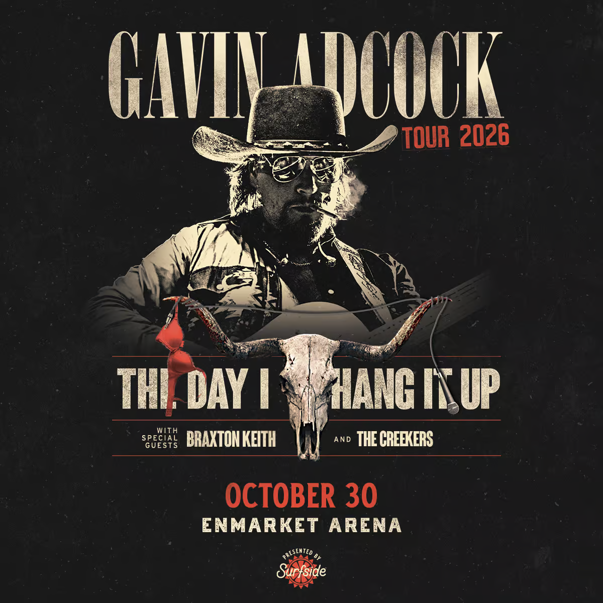 Poster for Gavin Adcock At Enmarket Arena
