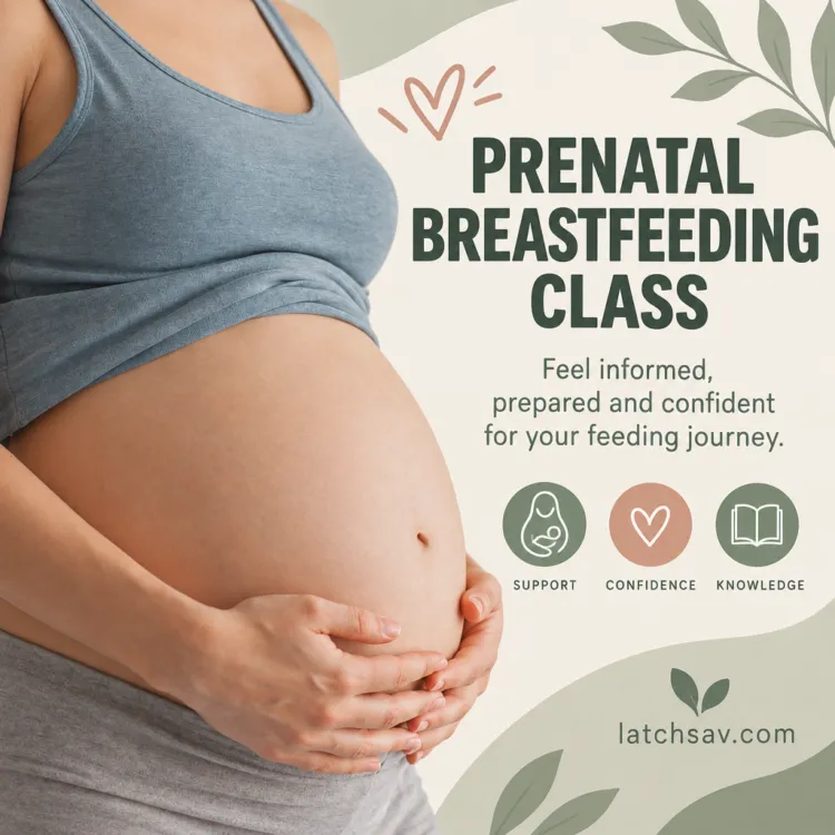 Poster for Prenatal Breastfeeding Class