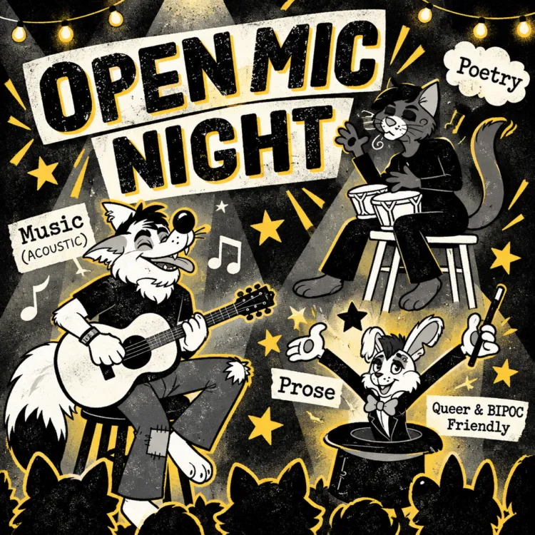 Poster for Open Mic Night