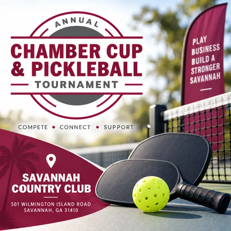 Poster for Annual Chamber Cup And Pickleball Tournament