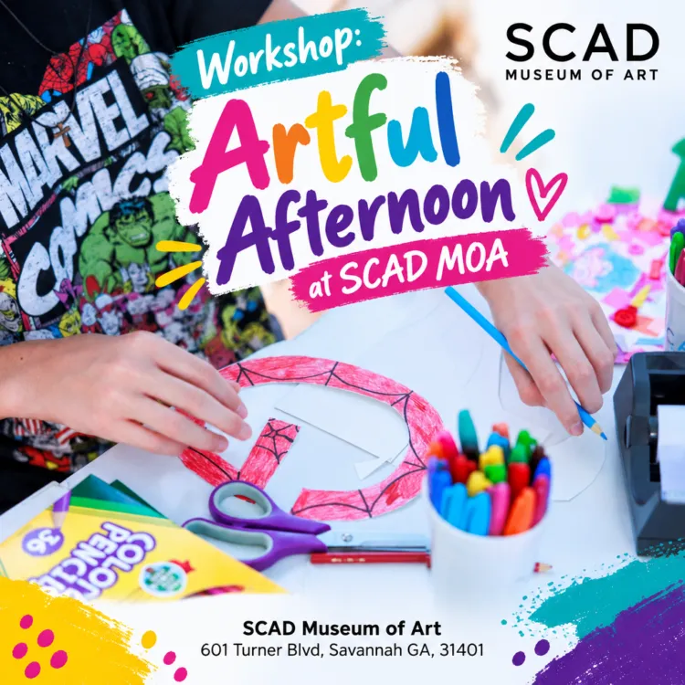 Poster for Workshop: Artful Afternoon At SCAD Moa