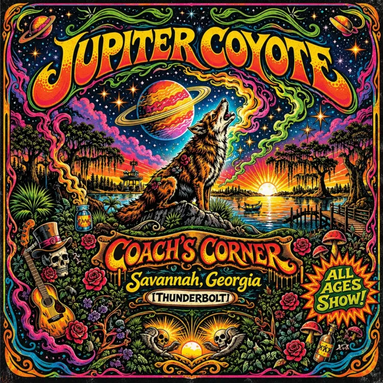 Poster for Jupiter Coyote – Live In Concert