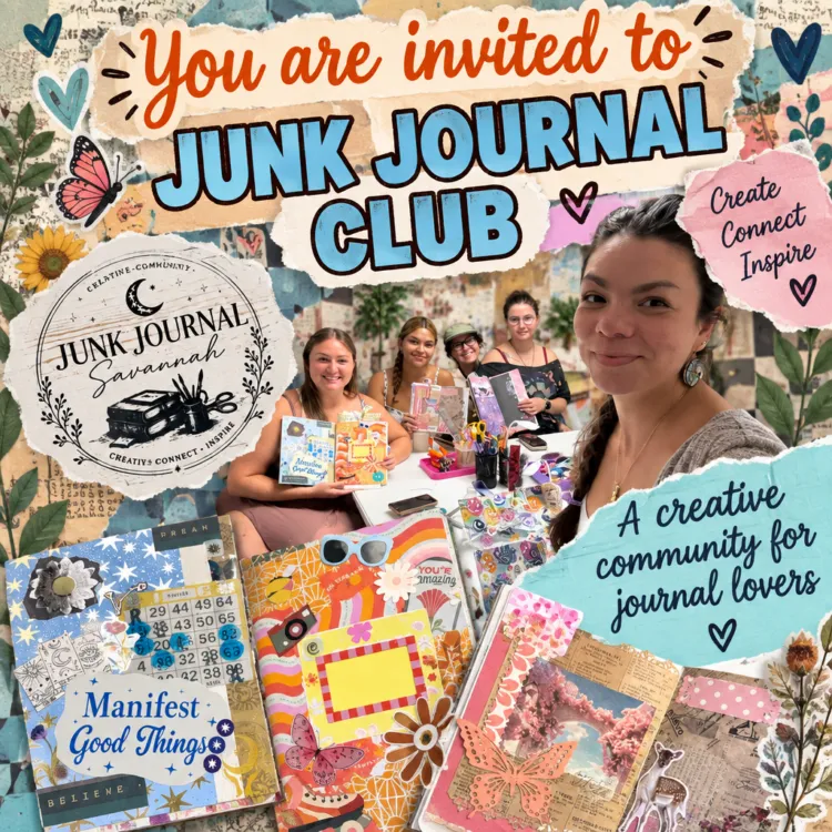 Poster for Junk Journal Savannah Club