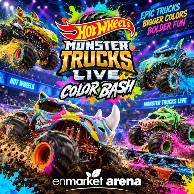 Poster for Hot Wheels Monster Trucks Color Bash